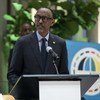Rais Paul Kagame kutoka Rwanda akihutubia Baraza Kuu la Umoja wa Mataifa wakati wa kongamano kuhusu afya kwa wote.