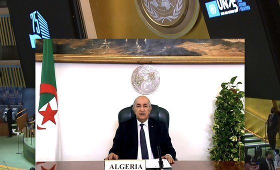الرئيس عبد المجيد تبون نقطع أشواطا لبناء جزائر جديدة رغم الجائحة أخبار الأمم المتحدة