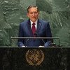 El presidente de Panamá, Laurentino Cortizo Cohen, interviene en el debate general del 76º período de sesiones de la Asamblea General de la ONU