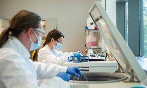 The candidate vaccine being developed at Oxford University in the UK is part of the COVAX initiative.