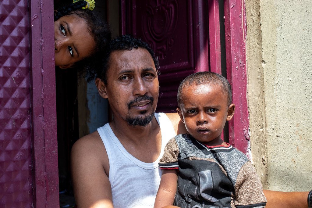 من الأرشيف: أسرة صومالية في مقديشو.
