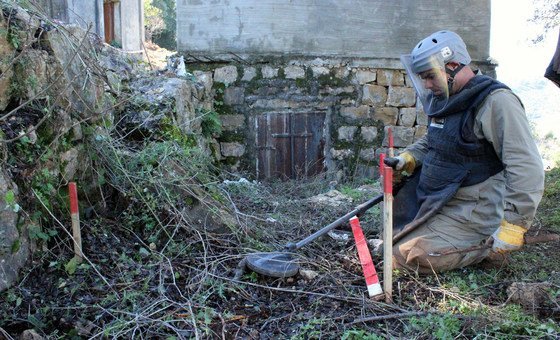 Landmines are cleared successful  Lebanon.