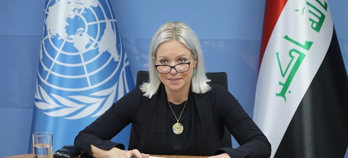 Специальный представитель Генерального секретаря, возглавляющая Миссию ООН в этой стране, Жанин Хеннис-Пласшерт.