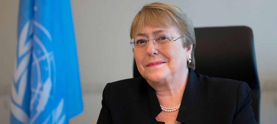 Верховный комиссар ООН по правам человека Мишель Бачелет. 