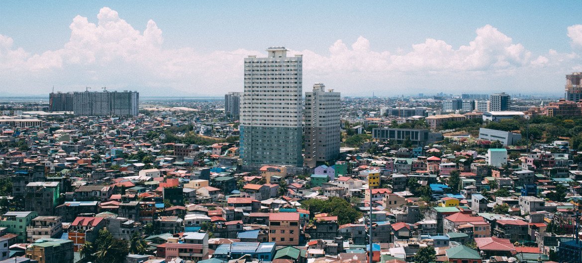 菲律宾马尼拉市景。