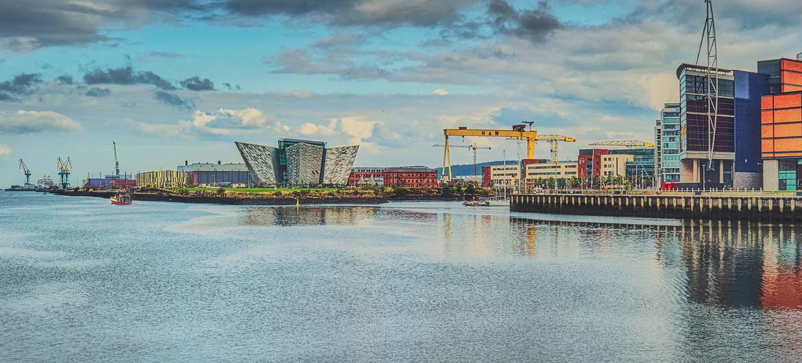 Belfast's Titanic Quarter in Northern Ireland.