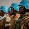 قوات حفظ السلام مع بعثة الأمم المتحدة في مالي (مينوسما) خلال دورية في كونو.