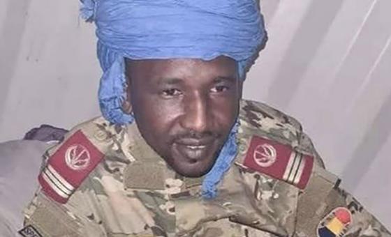 Le capitaine Abdelrazakh Hamit Bahar, du Tchad