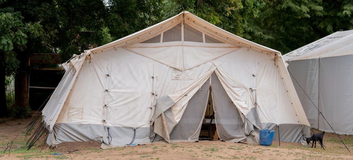 位于马拉维恩桑杰的一座霍乱治疗营地。