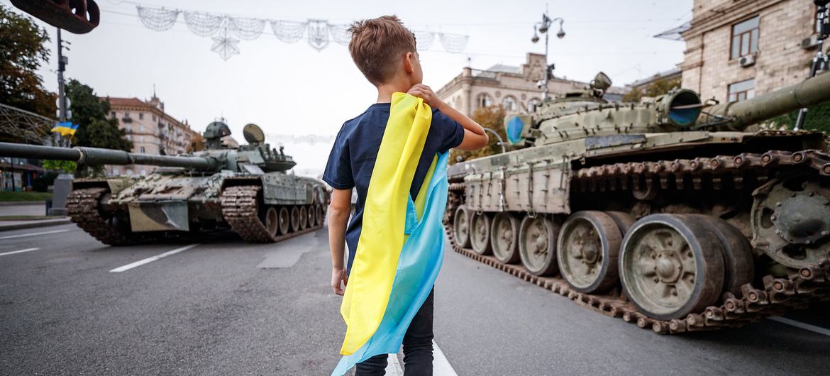عيد الاستقلال في كييف، أوكرانيا.