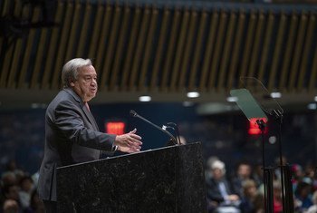 В центре нашей работы должны быть люди - Генеральный секретарь ООН Антониу Гутерриш представил мировым лидерам отчет о работе Организации и предупредил о растущих угрозах 
