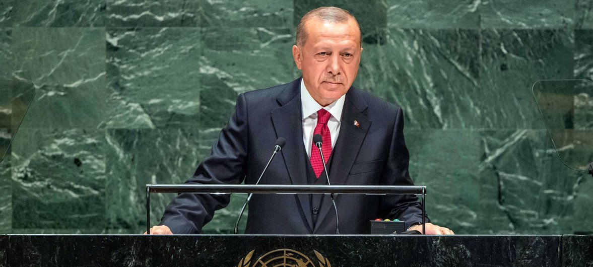 Президент Турции Реджеп Тайип Эрдоган выступил на 74-й сессии Генассамблеи ООН.  