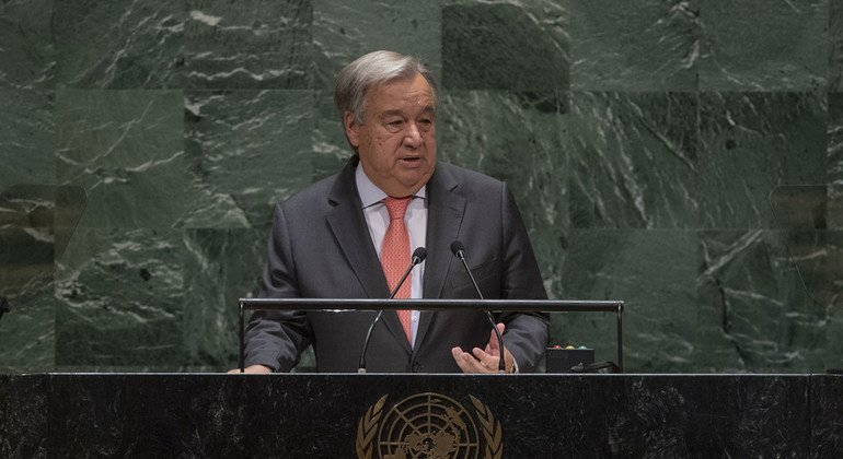 El Secretario General António Guterres presenta su informe anual sobre la labor de la Organización antes de la apertura del 74º Debate General de la Asamblea General.