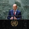 Micheál Martin, Taoiseach of Ireland, addresses the general debate of the UN General Assembly’s 76th session.