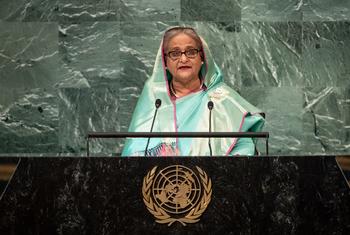 बांग्लादेश की प्रधानमंत्री शेख़ हसीना ने न्यूयॉर्क में यूएन महासभा के 77वें सत्र को सम्बोधित किया.