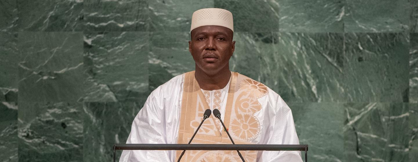 Abdoulaye Maïga, Acting Prime Minister of the Republic of Mali, addresses the general debate of the General Assembly’s seventy-seventh session.