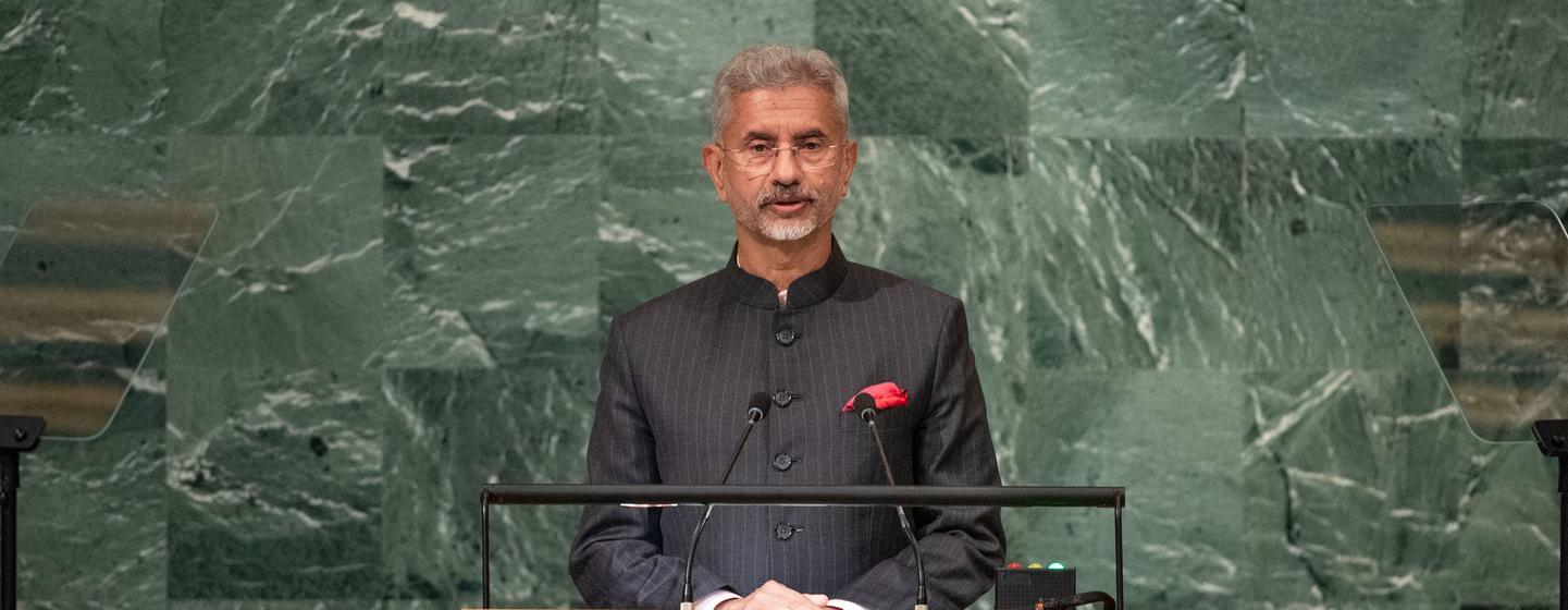 Subrahmanyam Jaishankar, Minister for External Affairs of the Republic of India, addresses the general debate of the General Assembly’s seventy-seventh session.