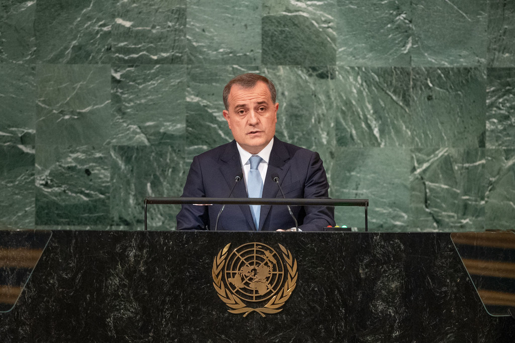 Министр иностранных дел Азерабайджана Джейхун Байрамов выступил на 77-й сессии Генассамблеи ООН. 