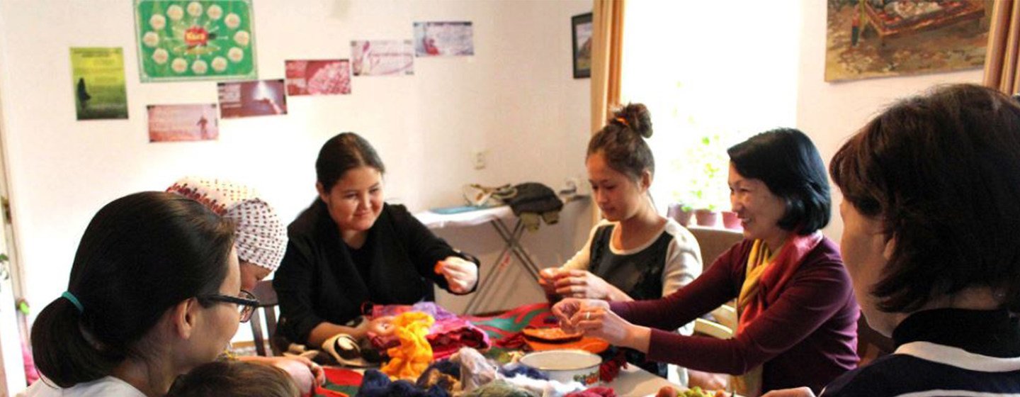 Women of Kyrgyzstan come to specialized centers in search of protection from domestic violence. 