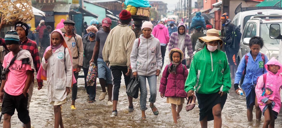 De fortes pluies sont tombées sur Antanarivo, Madagascar