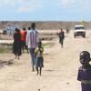 Une route de Bentiu, la capitale de l’État d’Unité, région administrative du Soudan du Sud où des exactions ont été commises dans une trentaine de villages durant le printemps 2022.. 