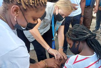 صورة من الأرشيف: الموزمبيق تطلق حملة تلقيح ضد شلل الأطفال