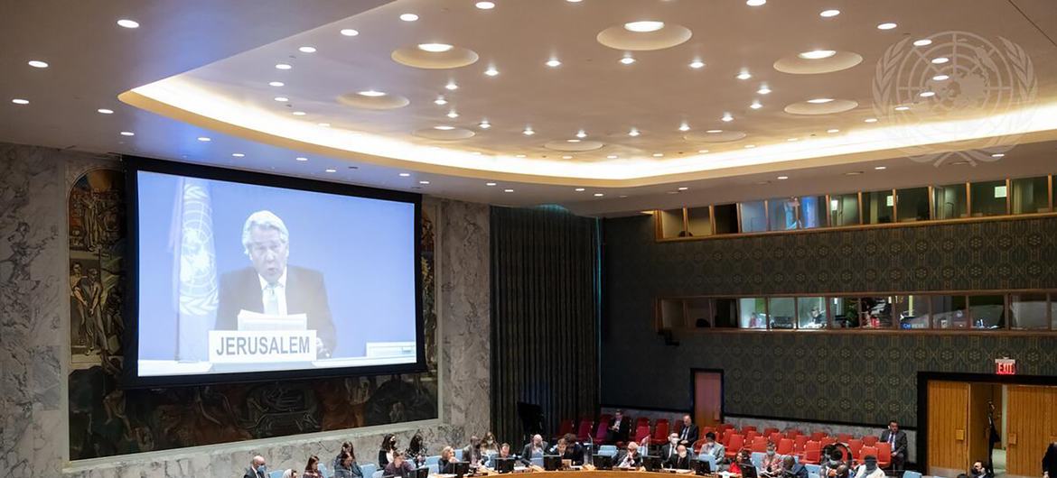 Security Council Meets on Situation in Middle East, Including Palestinian Question