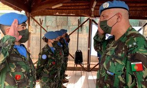 Major General Paulo Emanuel Maia Pereira of Portugal, Deputy Force Commander of the UN Mission in the Central African Republic (MINUSCA).