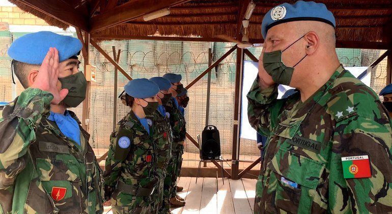 Major General Paulo Emanuel Maia Pereira of Portugal, Deputy Force Commander of the UN Mission in the Central African Republic (MINUSCA).