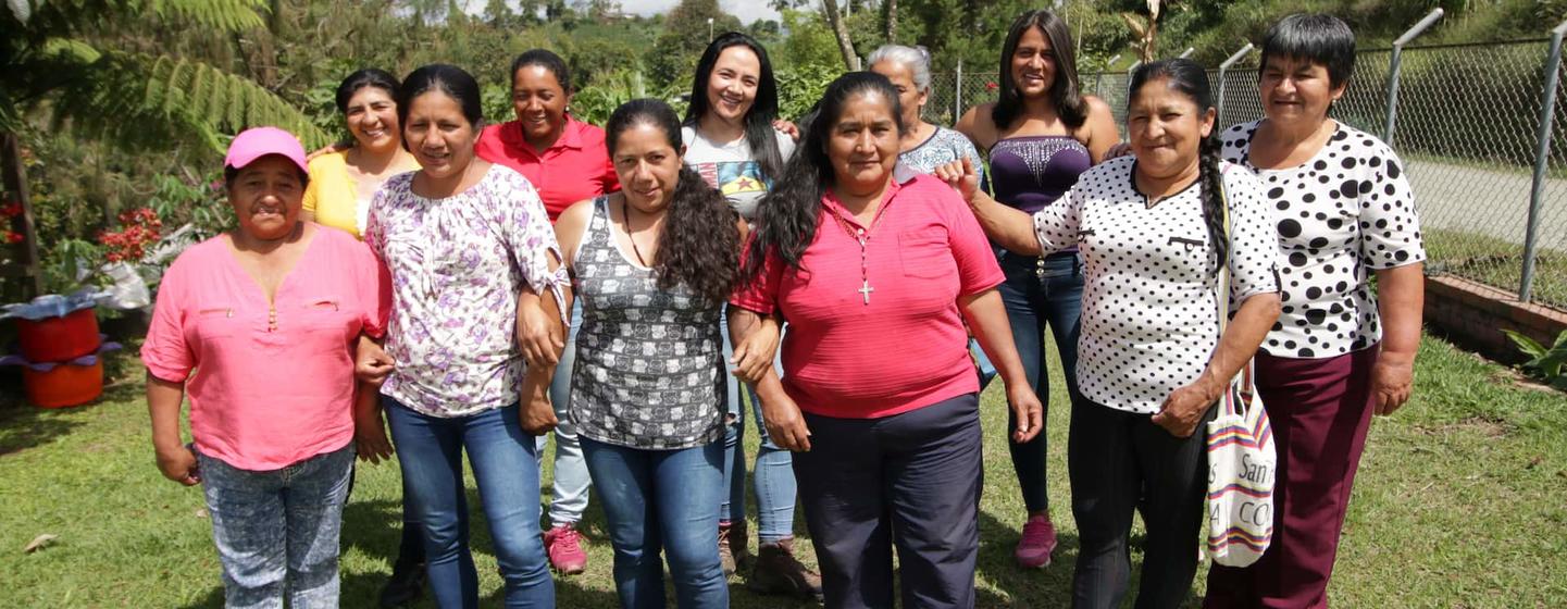 50 Amigas, a coffee-making collective in Caucas, Colombia, supported by the UN Peacebulding Fund.