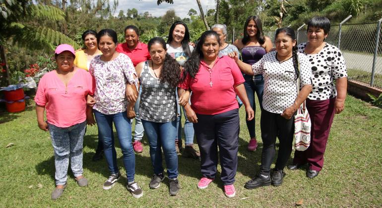 50 Amigas, a coffee-making collective in Caucas, Colombia, supported by the UN Peacebulding Fund.