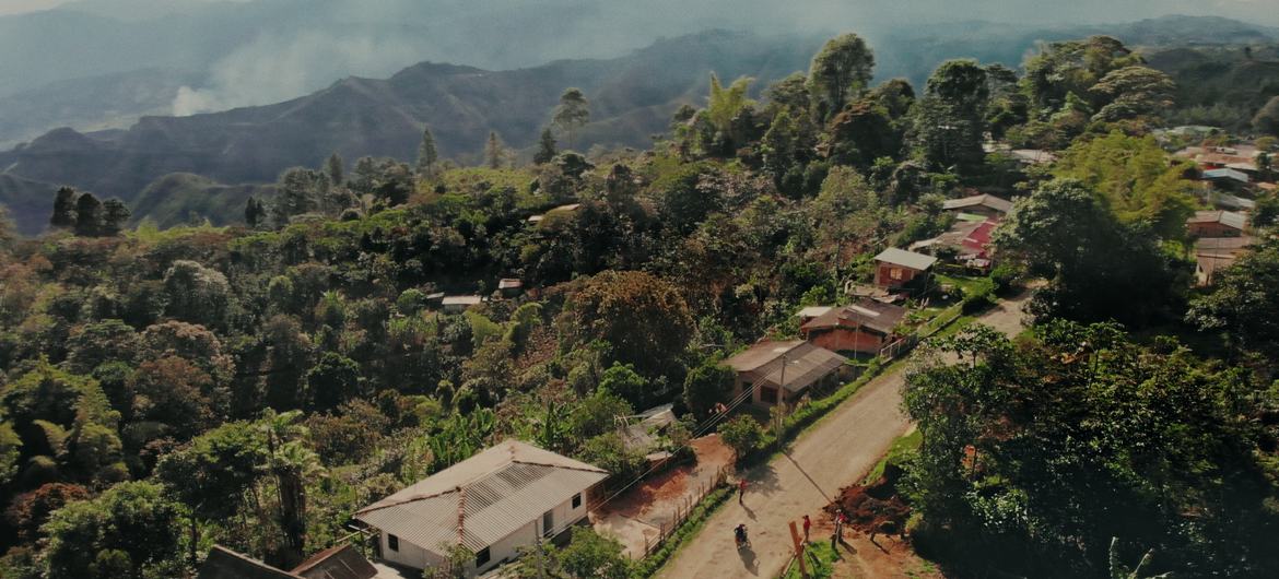 Membawa pekerjaan ke komunitas yang terkena dampak konflik di Kolombia |