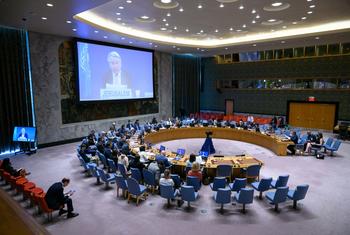 मध्य पूर्व शान्ति प्रक्रिया के लिये संयुक्त राष्ट्र के विशेष समन्वयक टोर वैनेसलैण्ड, मध्य पूर्व की स्थिति पर सुरक्षा परिषद की बैठक को सम्बोधित करते हुए, जिसमें फ़लस्तीन का सवाल भी शामिल था.