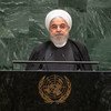 Hassan Rouhani, presidente de Irán, se dirige a la Asamblea General de la ONU.