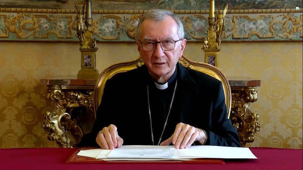 Cardinal Pietro Parolin, Secretary of State of the Holy See, addresses the general debate of the UN General Assembly’s 76th session...