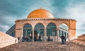耶路撒冷老城的阿克萨清真寺。