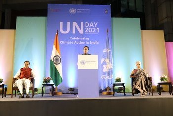 भारत में संयुक्त राष्ट्र ने संयुक्त राष्ट्र दिवस, 2021, जलवायु कार्रवाई के उत्सव के रूप में मनाया.  