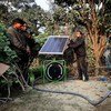 Solar powered water pump in Nepal