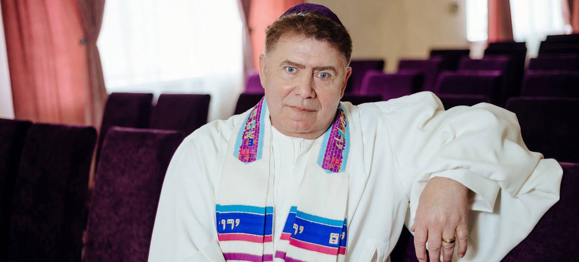Александр Духовный, главный раввин Киева и Украины общин прогрессивного иудаизма.