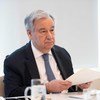 Le Secrétaire général de l'ONU, António Guterres, participe à un sommet virtuel des dirigeants du G20 (archive)