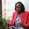 Clara Makenya, Mwakilishi wa UNEP nchini Tanzania akihojiwa na UNIC Dar es salaam.