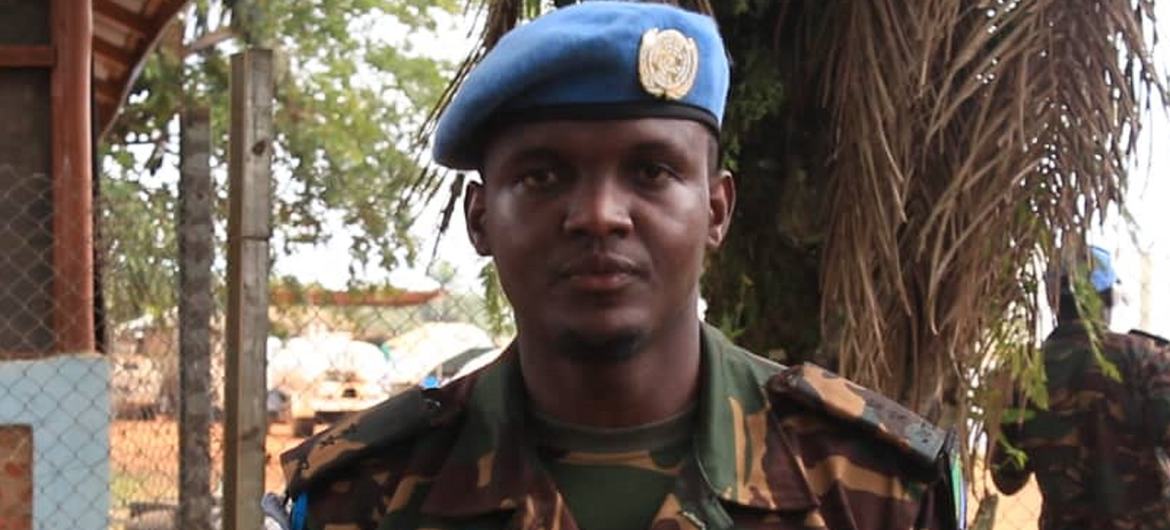 Luteni Denis Njaku kamanda wa platuni kwenye Ujumbe wa Umoja wa Mataifa nchini DRC.