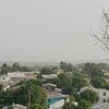 A dust storm which originated in the Sahara in Africa has arrived in the Caribbean.