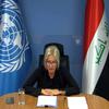 Jeanine Hennis-Plasschaert, Special Representative of the UN Secretary-General for Iraq, addressing the Security Council on Tuesday 26 July 2022.