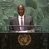 Taban Deng Gai, First Vice President of the Republic of South Sudan, addresses the 74th session of the United Nations General Assembly’s General Debate. (26 September 2019)
