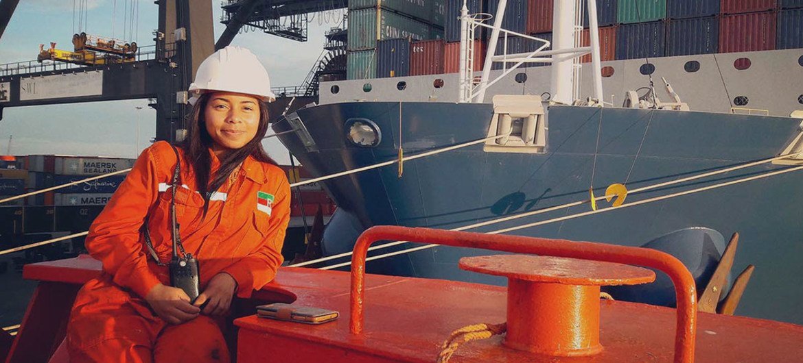 The IMO Women in Maritime programme supports the participation of women in both shore-based and sea-going posts.