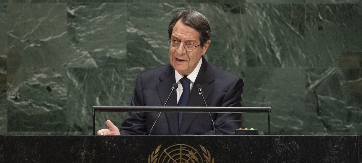 President of Cyprus Addresses General Assembly