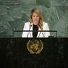Foreign Minister Mélanie Joly of Canada addresses the general debate of the General Assembly’s seventy-seventh session.