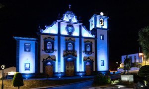Igreja de São Jorge no Nordeste da Ilha de São Miguel, nos Açores.