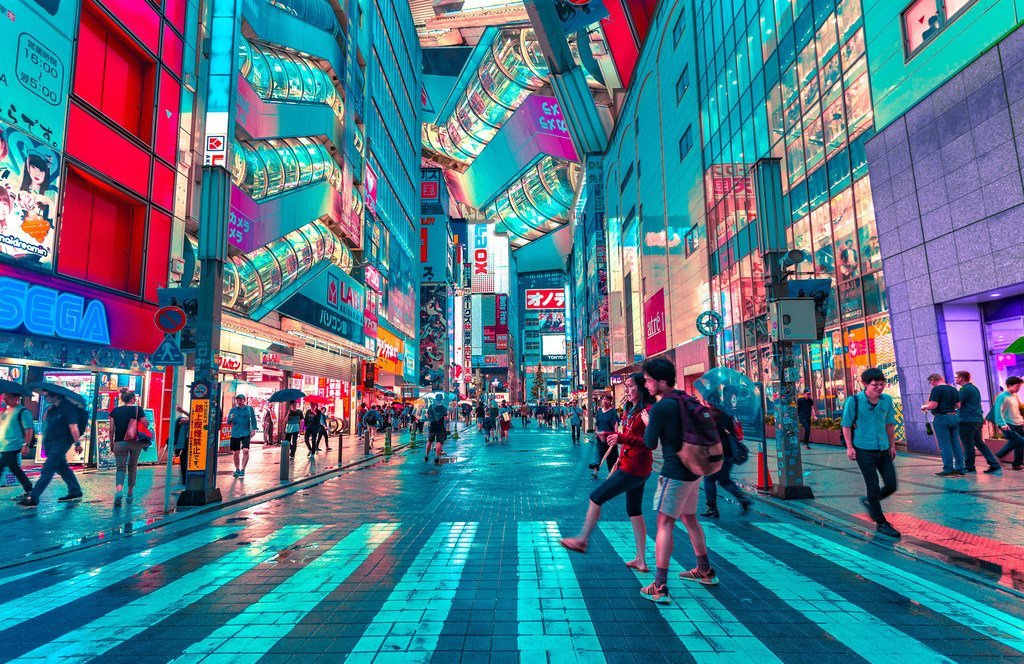 تحتاج العاصمة اليابانية طوكيو ألى كميات كبيرة من الكهرباء لإنارة المدينة.